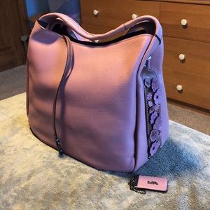 coach bandit hobo floral bag